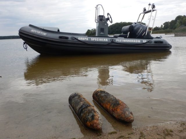 Pasymska plaża z pociskami
